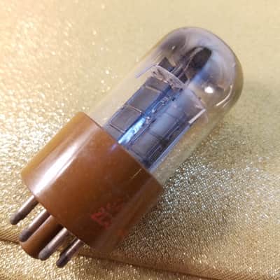 Raytheon Matched Pair (2) JAN-JRP-6SN7WGT tNOS AT1000 TESTED Vacuum Tubes military brown base dual triode 1956-1959 image 19
