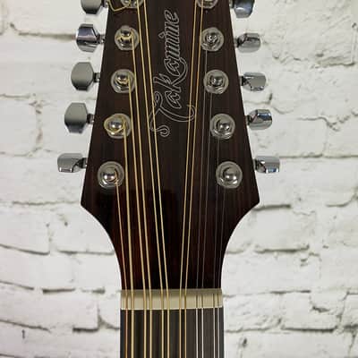 Takamine GD-30CE 12 Acoustic/Electric 12-String Guitar – Wine Red image 4