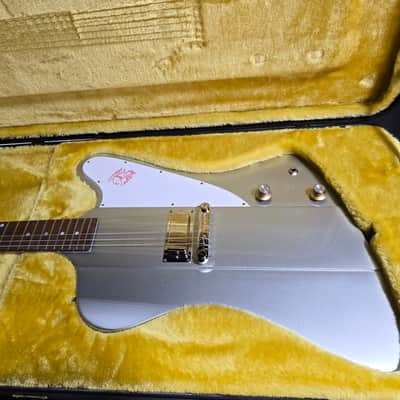 Epiphone 1963 Firebird I - Silver Mist W/ OHSC & PLEK*D #154 image 14