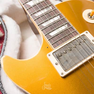 Gibson Les Paul Standard '57 Reissue Left-Handed - Goldtop Darkback VOS #742109 Second Hand image 9