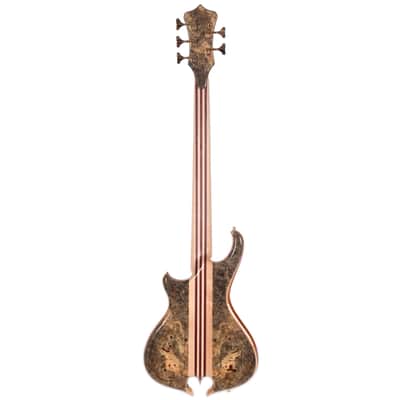 Alembic Mark King Deluxe 5 Buckeye Burl Top/Back Ebony Fingerboard (Serial #MK14665) image 5