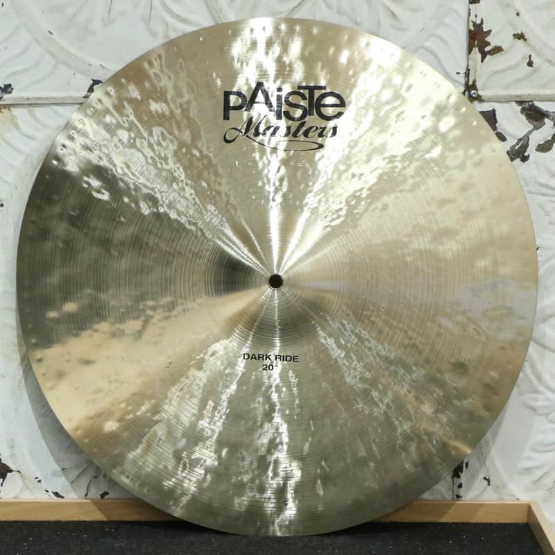 Paiste Masters Dark Ride Cymbal 20in (1986g) image 1
