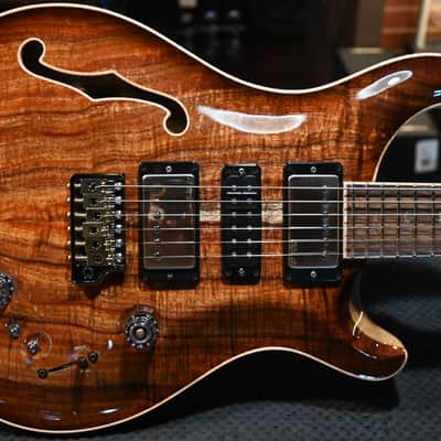 PRS Private Stock Special Semi-Hollow Koa Natural with Light Smokeburst #9972 image 1