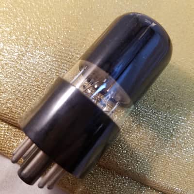NU National Union balanced 6SN7GT tNOS AT1000 TESTED Vacuum Tube greyglass black glass dual triode 1950-1952 image 10