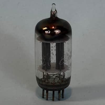 1954 General Electric 12AU7 ECC82 Vintage 1950s GE Gray Plate D Getter Tube!T482 image 3