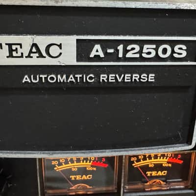 TEAC A-1250S Reel to Reel Tape Recorder – Serviced – Good Condition – AS IS image 6