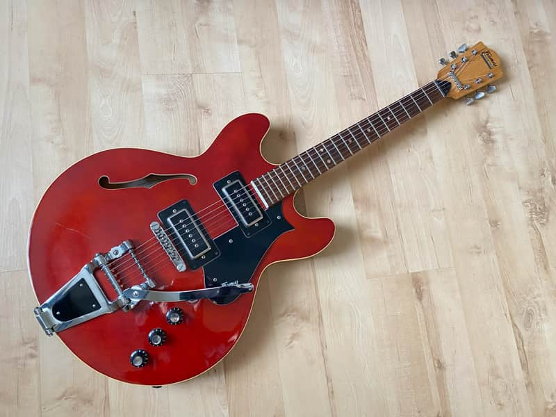 Rare early 70‘s Framus Caravelle 5/117 in cherry finish image 1