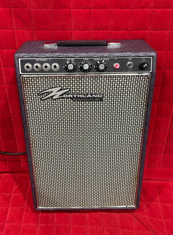 Vintage 1960's Teisco Northland Canadiana III Tube Amp Purple | Reverb