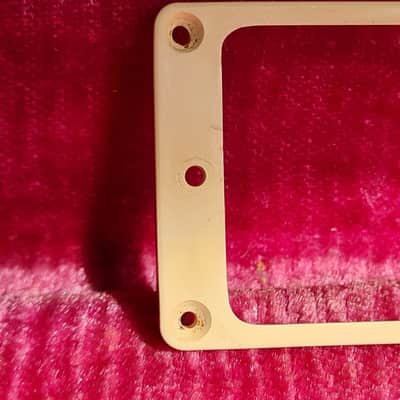 MINT 1958 Gibson Les Paul standard white pickup ring surround - ORIGINAL image 6