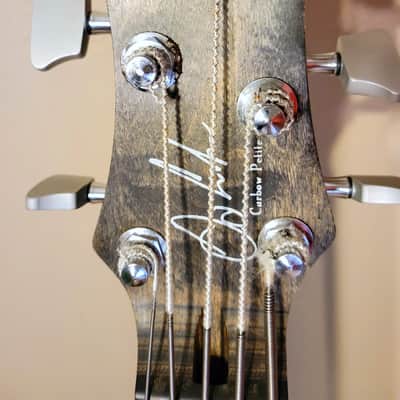 Curbow IEP CT 1998 Blueburst Petite 5-String Left-Handed Bass image 5