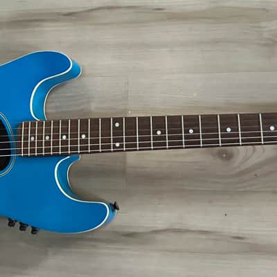 Kramer Ferrington 1980 - Neon Blue Left Handed Custom Order Case image 2