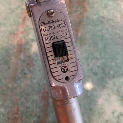 Electro-Voice 623 Dynamic Microphone 1950 - 1969 - Chrome - W/ XLR CONNECTOR image 4