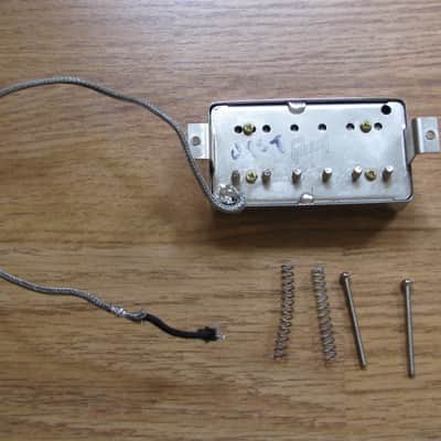 Gibson 498T Chrome Humbucking Bridge Pickup 2 Conductor w/Original Cover image 2