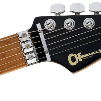 Charvel Pro-Mod Plus San Dimas Style 1 HH FR CM Electric Guitar. Carmalized Maple Fingerboard, Sangria Burst image 7