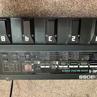 Boss ME-5 Guitar Multiple Effects 1988 - 1992 - Black image 4