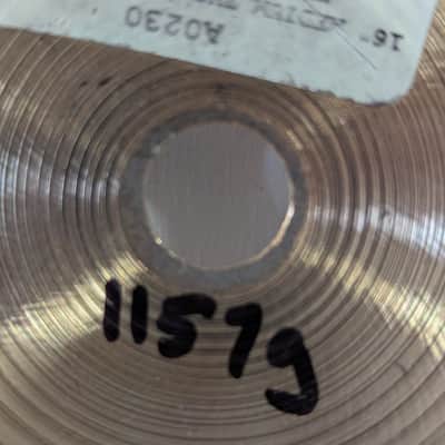 Zildjian 16" A Series Medium Thin Crash Cymbal 1982 - 2012 - Traditional image 12
