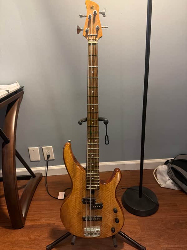 Yamaha TRBX174EW Mango Wood 4-String Bass 2010s - Natural image 1