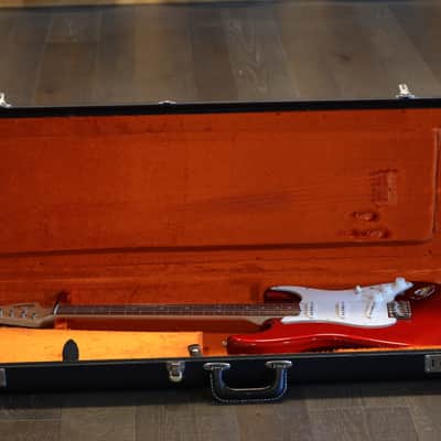 2008 Fender Custom Shop 1966 Stratocaster NOS Electric Guitar Candy Apple Red + COA OHSC image 22