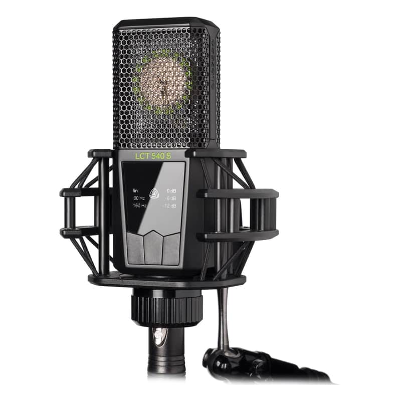 LEWITT LCT 540 S Large-Diaphragm Studio Condenser Microphone - Ultra low self-noise - Ideal for extreme processing - Low-cut filter and attenuation - Military spec transport case included image 1