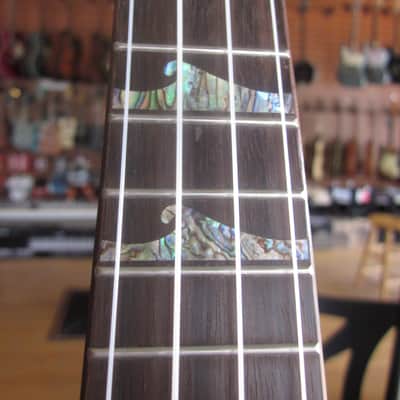 Luna High Tide Koa Soprano Acoustic Electric Ukulele UKE HTS KOA w/ Gig Bag image 11