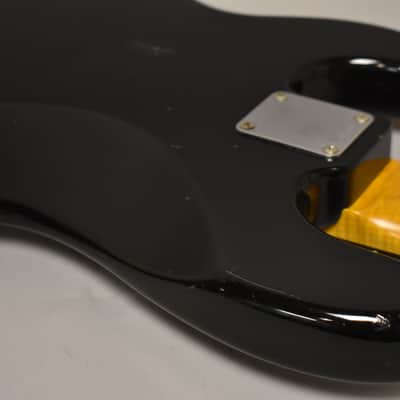 Warmoth PJ-Style Partscaster Electric Bass Black Schecter Body Black image 13