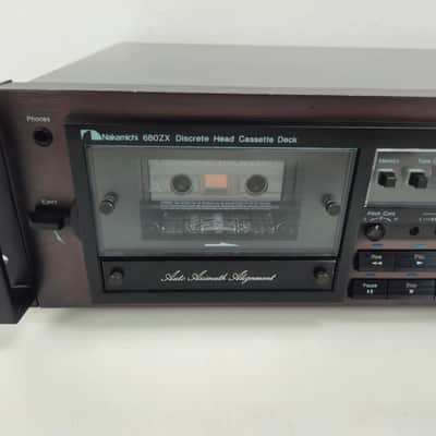 Nakamichi - 680ZX - Stereo Cassette Deck - Incl 90m Metal tape - Serviced/Recapped image 3