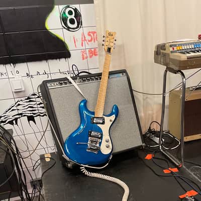 Mosrite The Nokie 1992 - Blue sparkle image 20