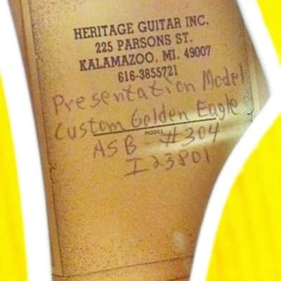 Heritage Golden Eagle 1992 Antique Sunburst image 11