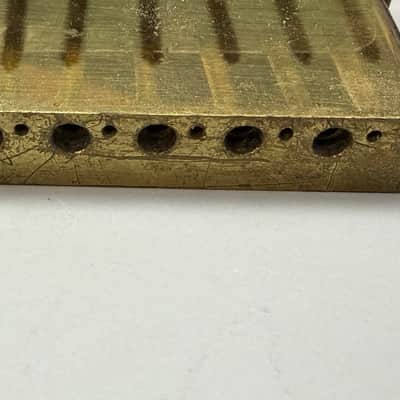 Schecter ? Brass Tremolo Bridge 70s-80s Mighty Mite Charvel image 5