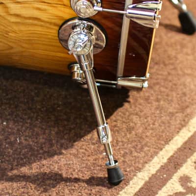 DW Collector's Maple 333 Burnt Toast Burst over Vertical Olive Ash Drum Set - 22,10,12,14,16 - SO#1362406 image 3