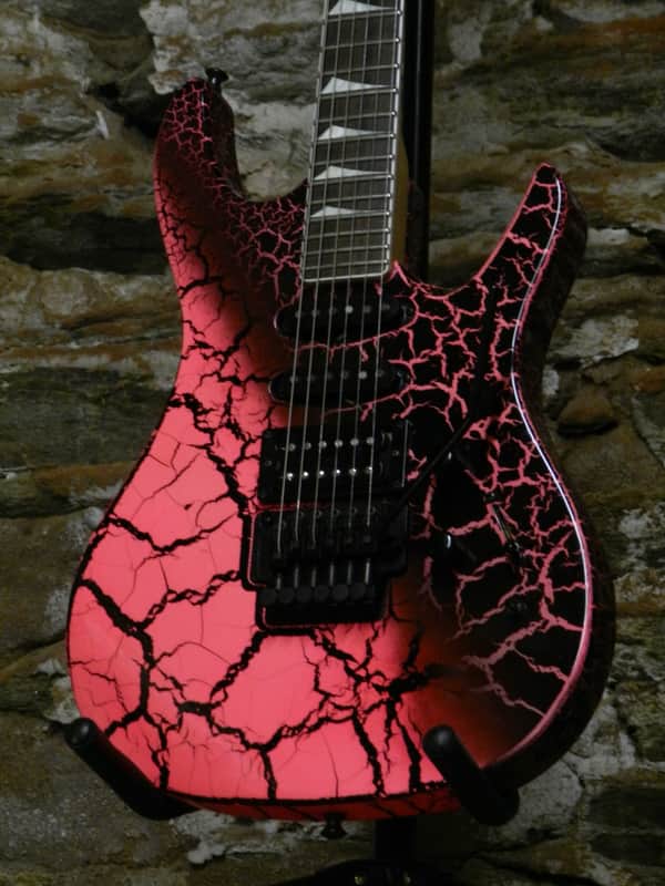 Kaman GTX-33 with Hamer/Schaller FloydRose trem, Pink Crackle | Reverb