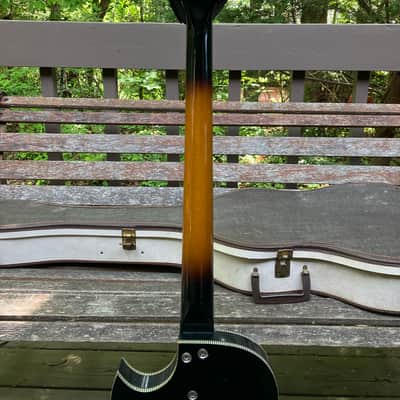 Kay K5915 Electric Bass w/ Original Case - 1960s - Sunburst image 10