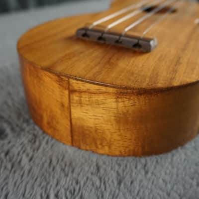 aNueNue Model 1879 Koa 19th Century Vintage Replica Solid Koa Soprano Ukulele image 5