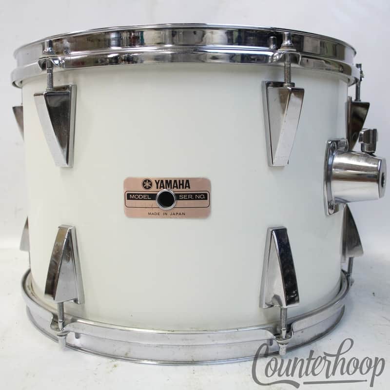 *Yamaha 13x9"5000GA Series White Stage Custom Tom Drum Vintage 80s Made Japan image 1