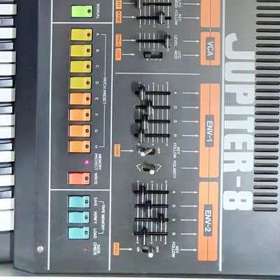 Roland Jupiter-8 61-Key Synthesizer 1981 - 1985, 12-bit, Black image 6