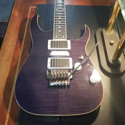 Ibanez SRGT 47 FM thru-neck spot model passive 24F 2003 - Translucent Purple image 12
