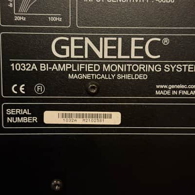 Genelec 1032A 10" Powered Nearfield Studio Monitor (Set of 3-LCR) image 4