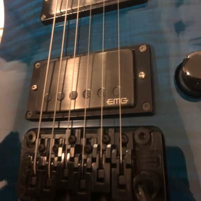 Jackson Soloist Archtop Pro 1990 Transparent blue image 6