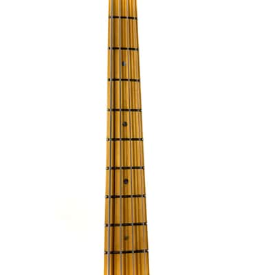 Used Fender American Deluxe Jazz Bass Maple Neck Tobacco 3-Tone Sunburst image 4