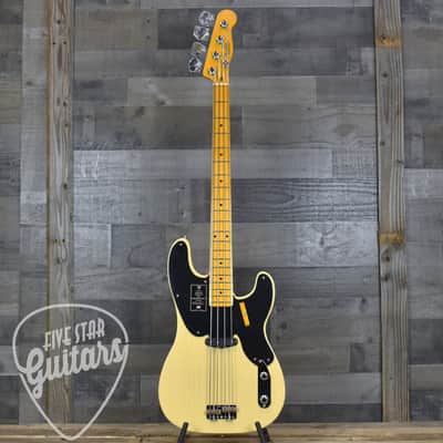 Mint Fender 75th Anniversary American Vintage II 1951 Precision Bass - Butterscotch Blonde with Hardshell Case image 3