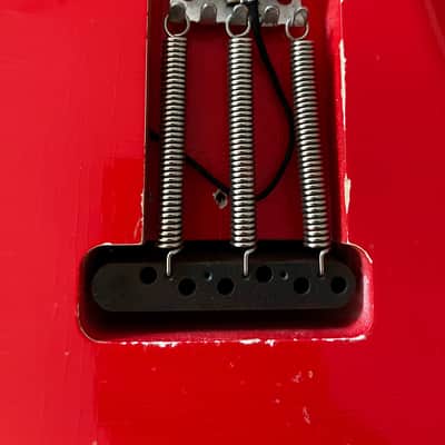 MJT VTS Stratocaster in Coral Red with CS body, Fender Vintage Noiseless Pickups and All Parts neck. Stratocaster 2018 onwards - Custom Relic image 8
