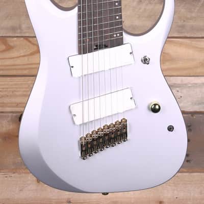 Ibanez RGD Axe Design Lab Multi-Scale RGDMS8 8-String Electric Guitar  Classic Silver Matte image 1