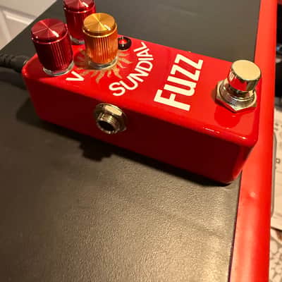 Mini 1590a PedalPCB (Clone of Analogman Sunface) 2026 Red Powder coated 2 BC108s! image 3