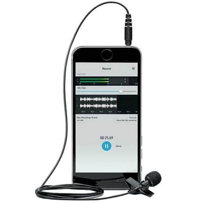Shure MVL / A Omnidirectional Condenser TRSS Lavalier Microphone image 2