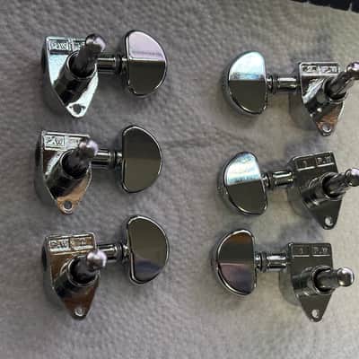 Grover 406C Mid-Sized Rotomatic Tuning Machines Set - Chrome image 2