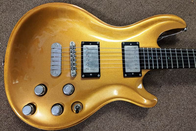 Dean Hardtail Select Electric Guitar, Goldtop, 2 Humbuckers, | Reverb