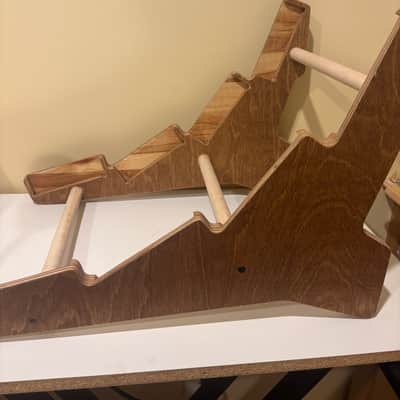 Roland Boutique Quad Stand 4-tier TB-03 TR-09 SH-01A D-05 SE-02 JX-08 TR-08 - Oak
