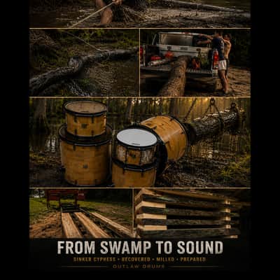 Outlaw Drums Log Recovery Signature Series 2027. - Clear or stain image 5