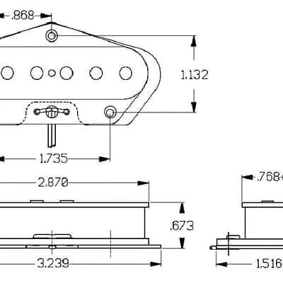 Seymour Duncan APTL-3JD Jerry Donahue Lead (bridge) Tele Pickup image 6