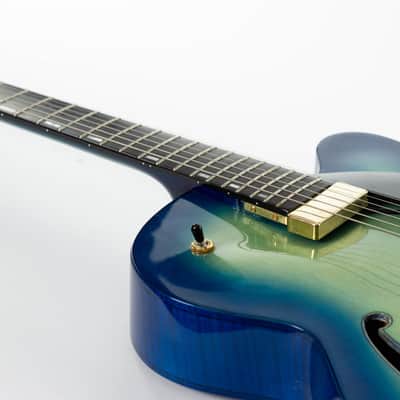 Ibanez AFC155-JBB Contemporary Archtop 2017 Jet Blue Burst image 17